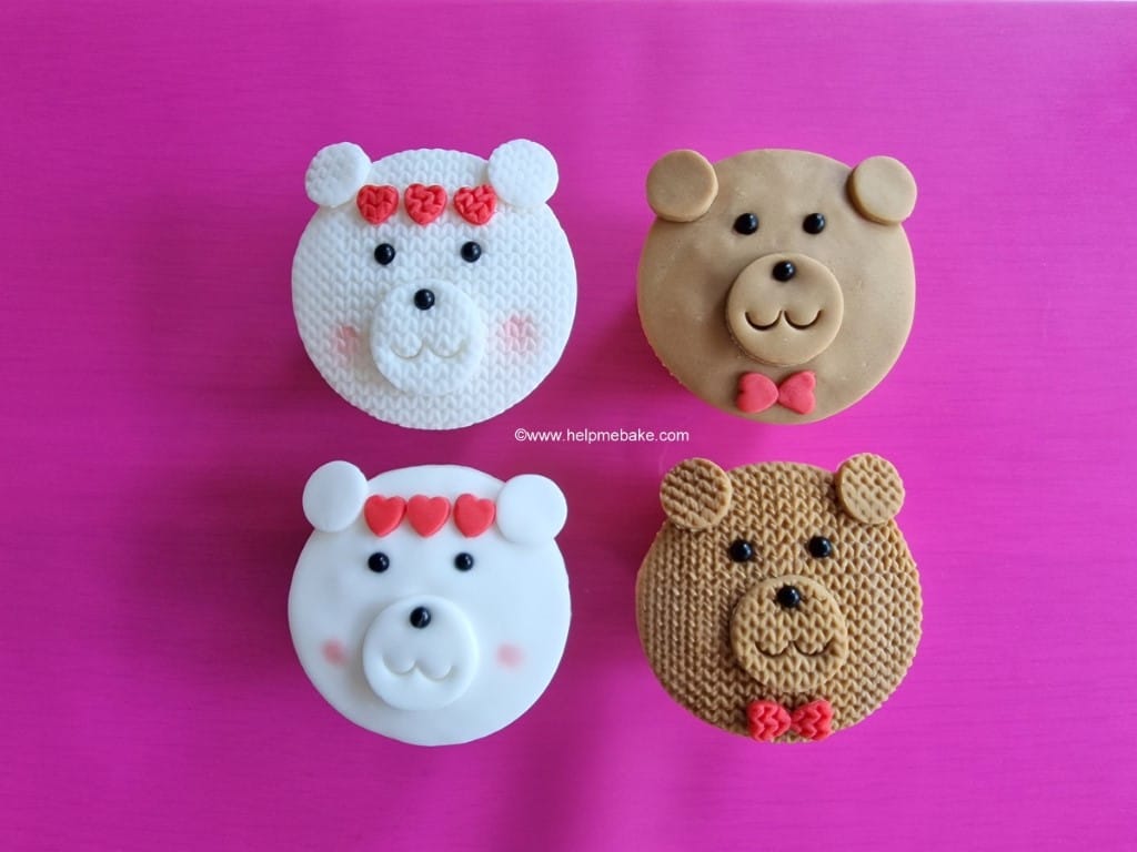 How to make easy Teddy Bear Toppers