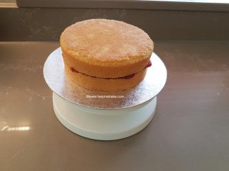 9 How to cover a cake by help me bake.jpg 9 How to cover a cake by help me bake.jpg