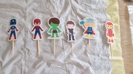 Avengers Pre Cut cupcake toppers by AK Giftshop - Review by Help Me Bake.jpg