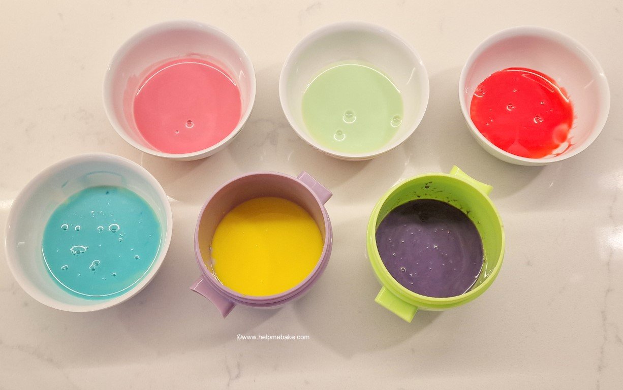 How to make edible paints for kids. | Help Me Bake