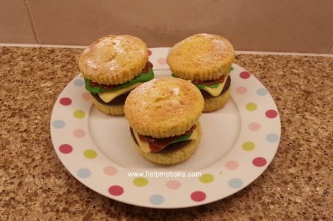 Burger Cupcakes