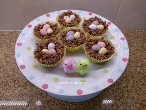 Easter Mini Egg Krispie Nest Treats