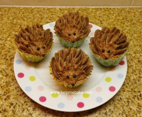 Hedgehog Cupcakes