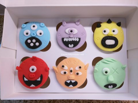 Alien Monster Mayhem Cupcakes