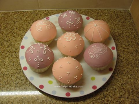 Domed Piped Cupcakes