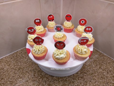Comic Relief Cupcakes....Red Nose Day