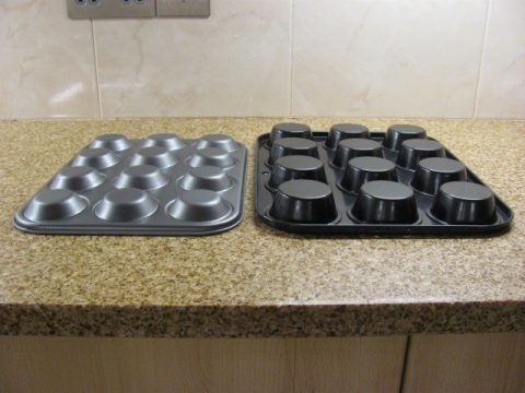Below Is A Picture Of Both Fairy Cake And Muffin Cupcake Tin The Silver One Used To Bake Small Cakes Black Below Is A Picture Of Both Fairy Cake And Muffin Cupcake Tin The Silver One Used To Bake Small Cakes Black